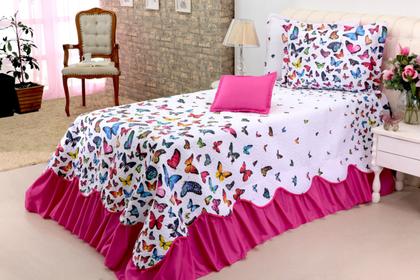 Imagem de KIT Colcha Cobre Leito Belize Premium Luxo Solteiro ~ 03 Peças Antiálergico Toque Macio