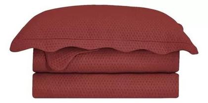 Imagem de Kit Colcha Cobre Leito Cama Queen 3 pç Dupla Face 240x260