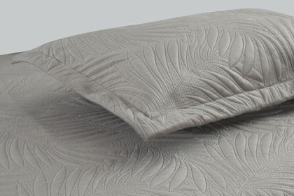 Imagem de Kit Colcha Cobre Leito Cama Super King Size Dupla Face 3 Peças 200 Fios Matelado Brisa Luxo Toque Macio Aveludado