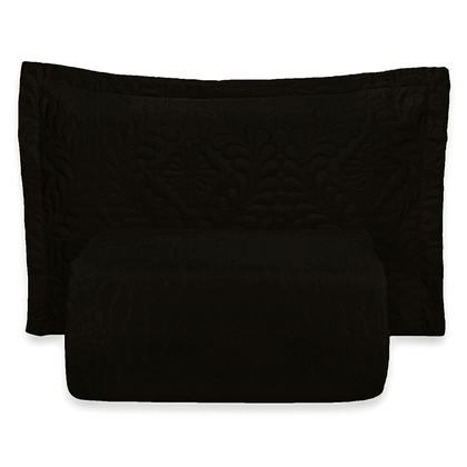 Imagem de Kit Colcha Cobre Leito Camili Solteiro Dupla Face 2 Peças Ultrassônico