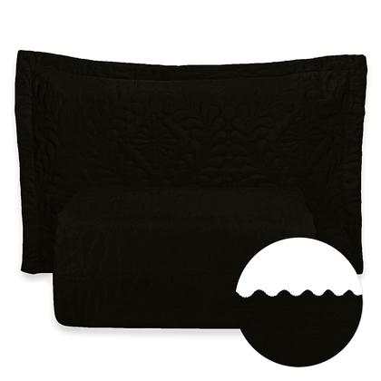 Imagem de Kit Colcha Cobre Leito Camili Solteiro Dupla Face 2 Peças Ultrassônico