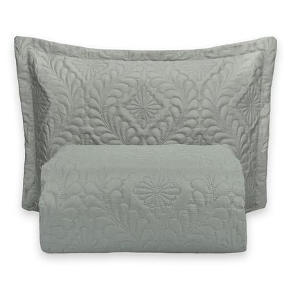 Imagem de Kit Colcha Cobre Leito Camili Super King Dupla Face 3 Peças Ultrassônico