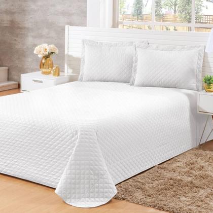 Imagem de kit Colcha Cobre Leito Casal Luxo 3 Peças Diversas Cores