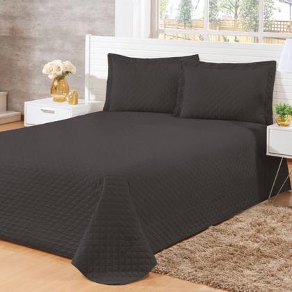 Imagem de kit Colcha Cobre Leito Casal Luxo 3 Peças Diversas Cores