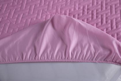 Imagem de Kit Colcha Cobre Leito Infantil Quarto Criança Solteiro 5 Pçs Matelado Sleep Elastico Menino Rosa Claro
