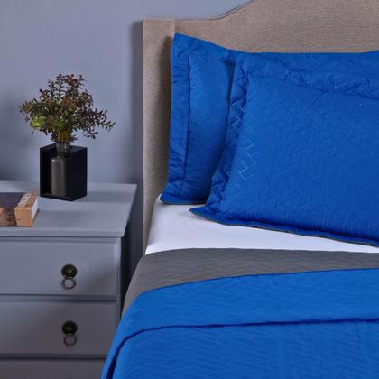 Imagem de Kit Colcha Cobre Leito Jogo Roupa Cama Box Solteiro 2 Pçs Matelado Dupla Face Quarto Menino Macio