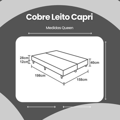 Imagem de Kit Colcha Cobre Leito Queen 3 Pçs Estampado Coleção Aria