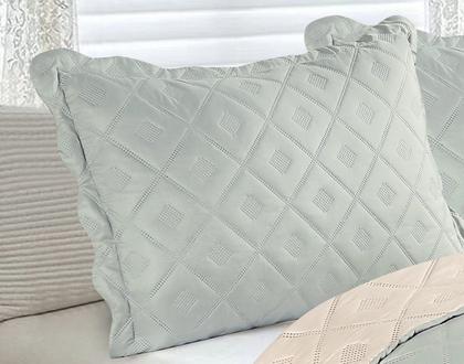 Imagem de Kit Colcha/Cobre Leito Veneza Solteiro - 1 Porta Travesseiro  Têxtil Arte