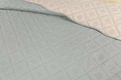 Imagem de Kit Colcha/Cobre Leito Veneza Solteiro - 1 Porta Travesseiro  Têxtil Arte