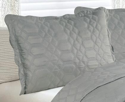 Imagem de Kit Colcha/Cobre Leito Veneza Solteiro - 1 Porta Travesseiro  Têxtil Arte