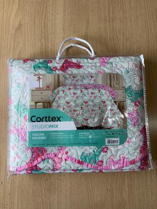 Imagem de Kit Colcha Cobre Leito1,6x2,4 Infantil Dupla Face Solteiro Studio mix