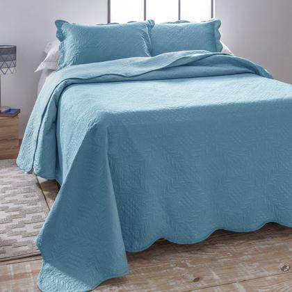 Imagem de Kit Colcha King Jolitex Dupla Face Matelada Relevo Ultrasonic