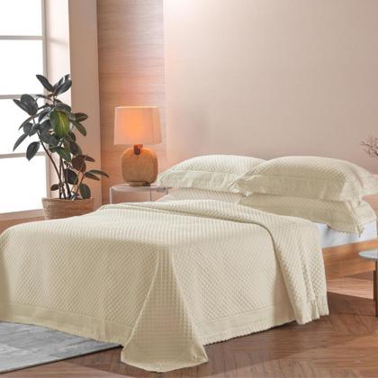 Imagem de Kit Colcha Premium Bordare: Elegância, Conforto e Maciez para Seu Quarto