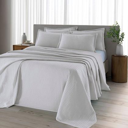 Imagem de Kit Colcha Queen Döhler Provença Cinza 3 peças