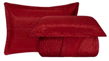 Imagem de Kit Colcha Queen Patchwork Lisa 3 Peças Realce Premium