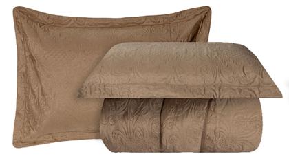 Imagem de Kit Colcha Queen Patchwork Lisa 3 Peças Realce Premium