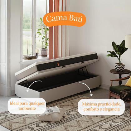 Imagem de Kit Colchão Emma Original + Cama Baú Emma Solteiro