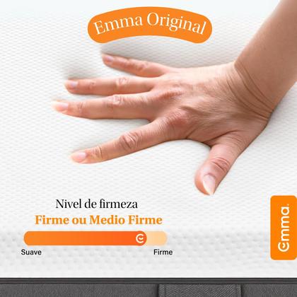 Imagem de Kit Colchão Emma Original + Cama Baú Emma Solteiro