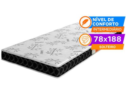 Imagem de Kit Colchão Solteiro Plumatex Espuma D20 12x78cm