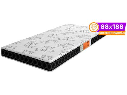 Imagem de Kit Colchão Solteiro Plumatex Espuma D20 12x88cm