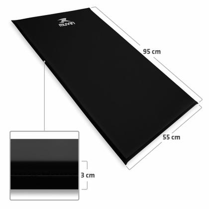 Imagem de Kit Colchonete D18 + Corda de Pular + Roda Abdominal Muvin  Funcional  Academia  Treino em Casa