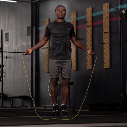 Imagem de Kit Colchonete D18 + Corda de Pular + Roda Abdominal Muvin  Funcional  Academia  Treino em Casa