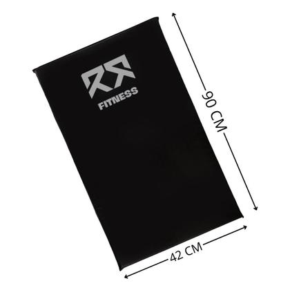 Imagem de Kit Colchonete Espuma D50 Macio Ginástica + Par Caneleira De Peso Tornozeleira Profissional Para Academia Treino Funcional Musculação Fitness