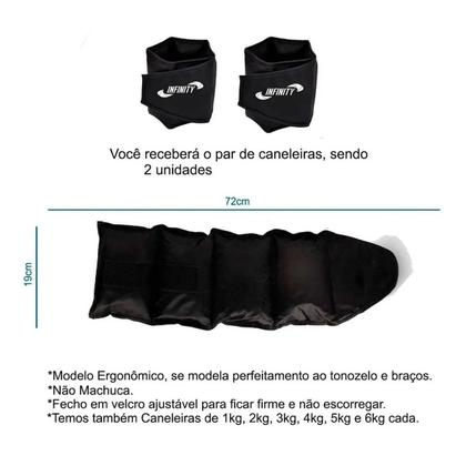 Imagem de Kit colchonete + halter 2 kg + caneleira 3 kg + Kettlebel 4 kg