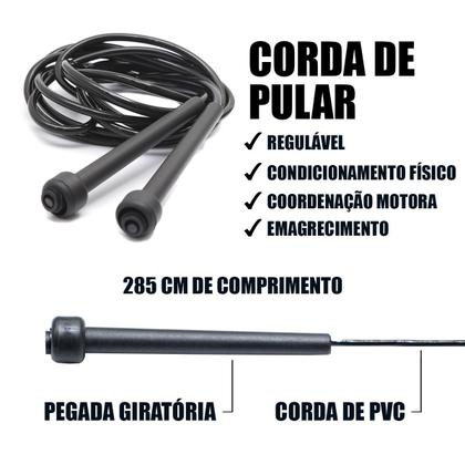 Imagem de Kit Colchonete + Halteres de 4kg + Caneleiras de 4kg + Corda de Pular Academia Fitness Musculação