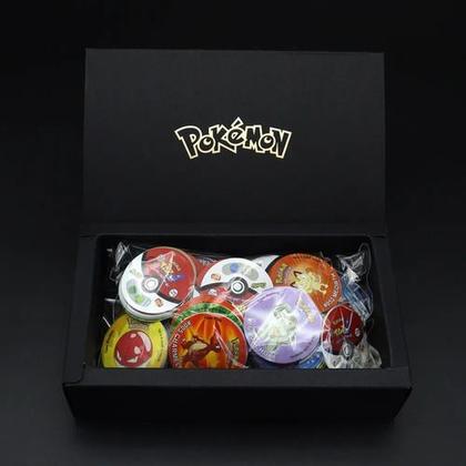 Imagem de Kit Coleção 100 Tazos Pokémon 2 Geração Anos 2000 Cheetos