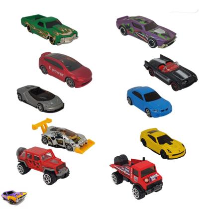 Imagem de Kit Coleção Carrinho De Ferro Estilo Hot Wheels 05 Peças