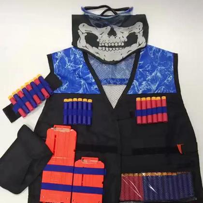 Imagem de Kit Colete Macio Infantil para Nerf N-Strike Elite - Suporte para Brincadeiras ao Ar Livre
