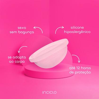 Imagem de Kit Coletor Menstrual + Disco Menstrual + Cápsula Esterilizadora Inciclo