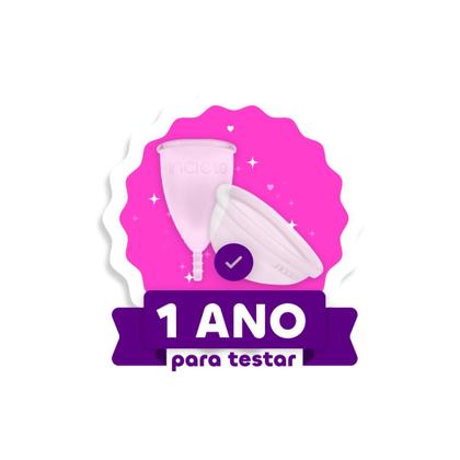 Imagem de Kit coletor menstrual inciclo modelo a ou b  mais  copo esterilizador