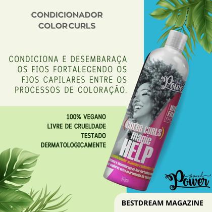 Imagem de Kit Color Curls Soul Power Linha Completa Personalizado Grande Vegano Capilar - Monte Como Quiser