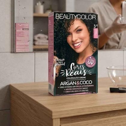 Imagem de Kit Coloração Castanho Escuro 3.0 - Beauty Color