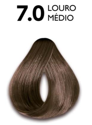 Imagem de Kit Coloração Excllusiv Color Pratic 7.0 Louro Médio - Haskell