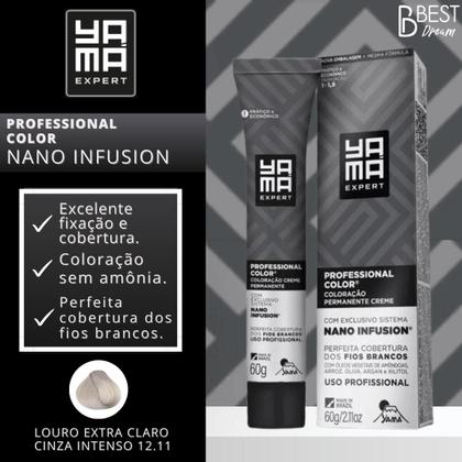 Imagem de Kit Coloração Yama Nano Infusion Profissional  + Ox Cremosa 20vol 100ml Todas As Cores - Monte Como Quiser
