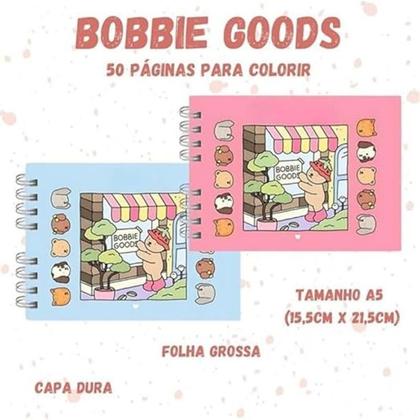 Kit Colorir Bob Goods Livro Capa Dura 50 Páginas + Canetas - Bobbie ...