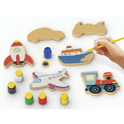 Imagem de Kit colorir e brincar meios de transportes - junges - 338