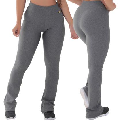 Imagem de Kit com 02 Leggings Flare Felpada Bailarina Wide Leg