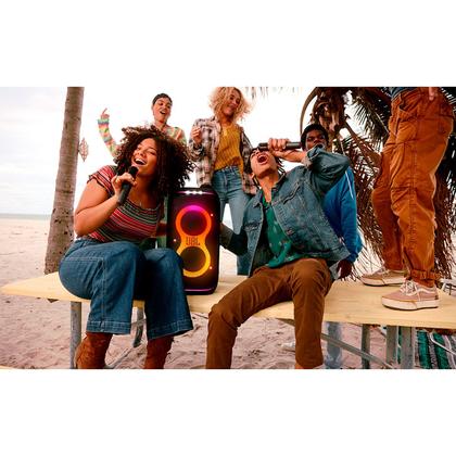 Imagem de Kit Com 02 Microfone Sem Fio JBL Partybox Wireless Original