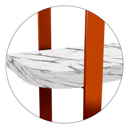 Imagem de kit com 02 Nicho Expositor Arusi 100 Esmaltes 5 Prateleiras