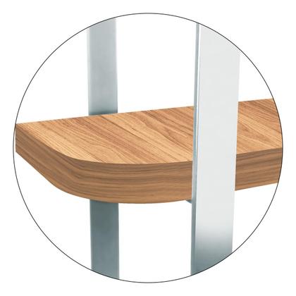 Imagem de kit com 02 Nicho Expositor Arusi 100 Esmaltes 5 Prateleiras