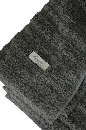 Imagem de Kit Com 02 Toalha de Banho Grande e Grossa - Loft - Cinza/Branca - 72x140cm- (Volume extra) LMpeter