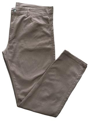 Imagem de kit com 03 calças masculina sarja calças modelo slim coloridas estilo social