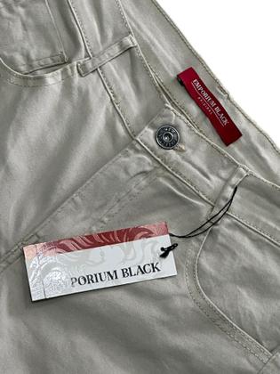 Imagem de Kit com 03 calças masculinas jeans e sarja com elastano algodão modelos slim