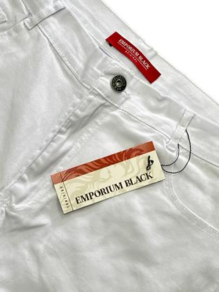 Imagem de Kit com 03 calças masculinas jeans e sarja com elastano algodão modelos slim