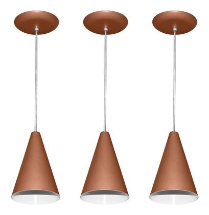 Imagem de Kit Com 03 Luminarias - Pendente Colorido (varias Cores)