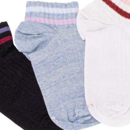 Imagem de Kit com 03 pares de meias invisíveis lupo - 4535